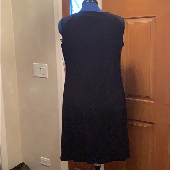 Flirty Black dress with illusion and sparkle - Picture 3 of 4